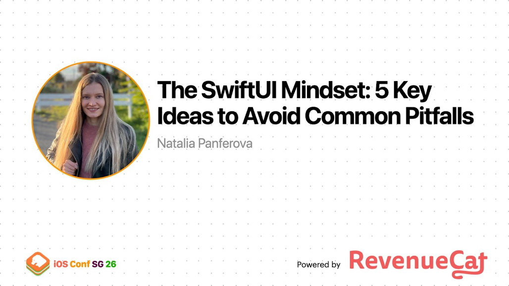 Banner titled The SwiftUI Mindset