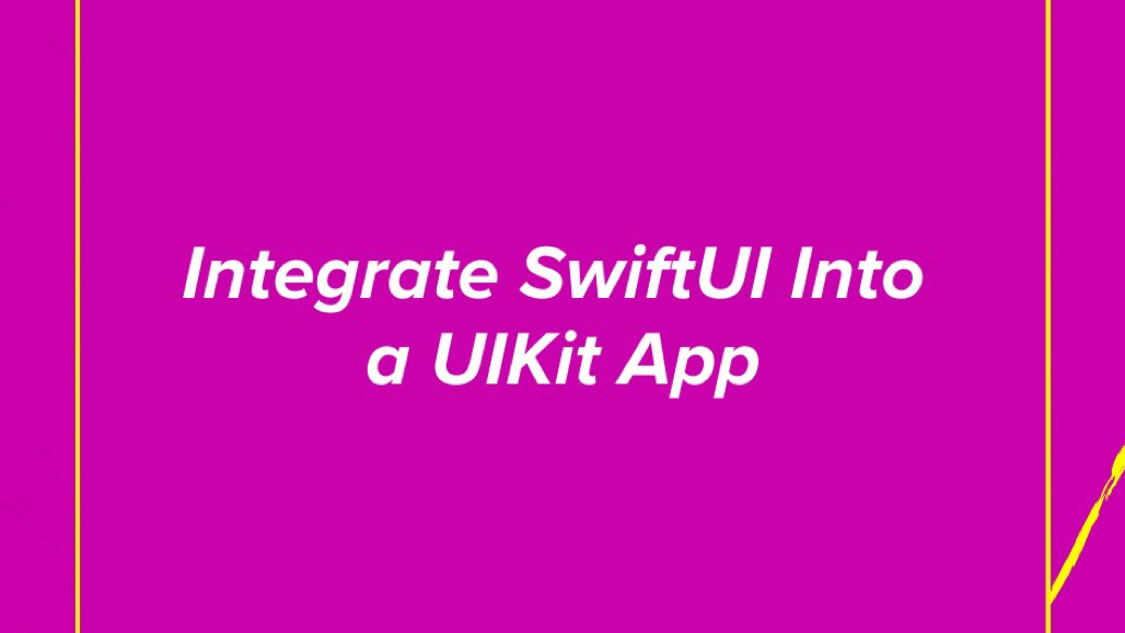 Women Who Code banner for integrating SwiftUI into a UIKit app talk