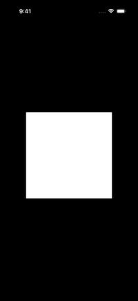 A rectangle dismissing off screen with a slingshot curve, briefly pulling back before shooting away