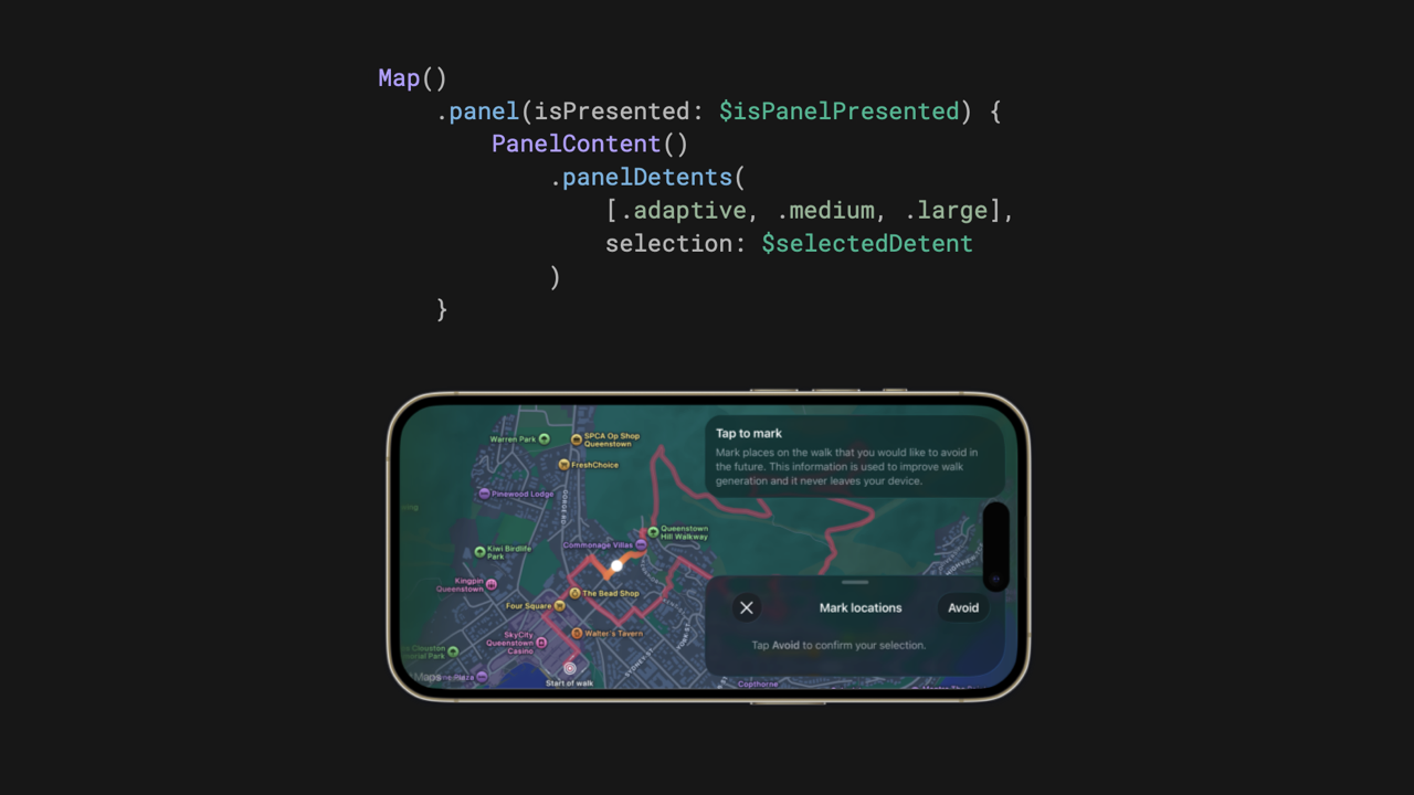 Building adaptive non-modal panels in SwiftUI