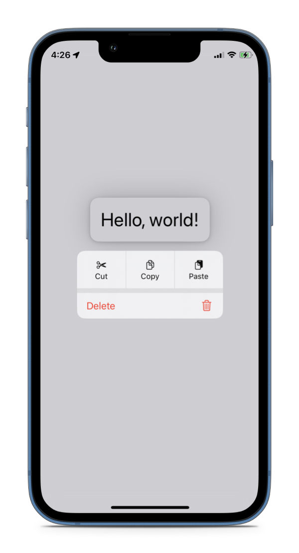 ControlGroup in context menus in SwiftUI