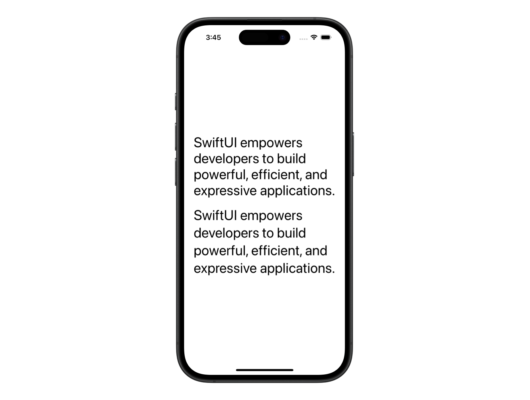 Font modifiers in SwiftUI