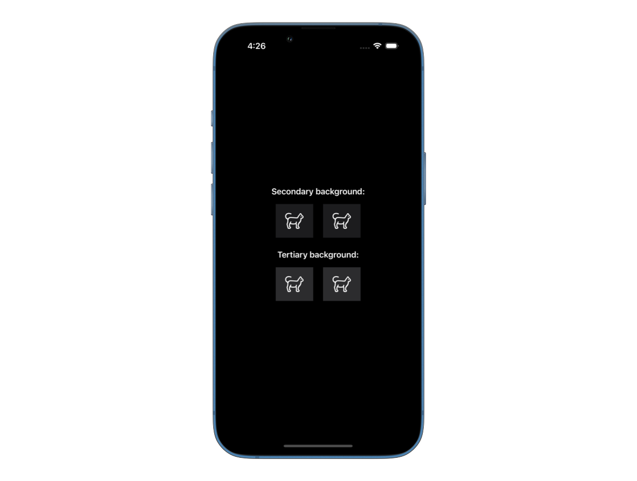 Hierarchical background styles in SwiftUI