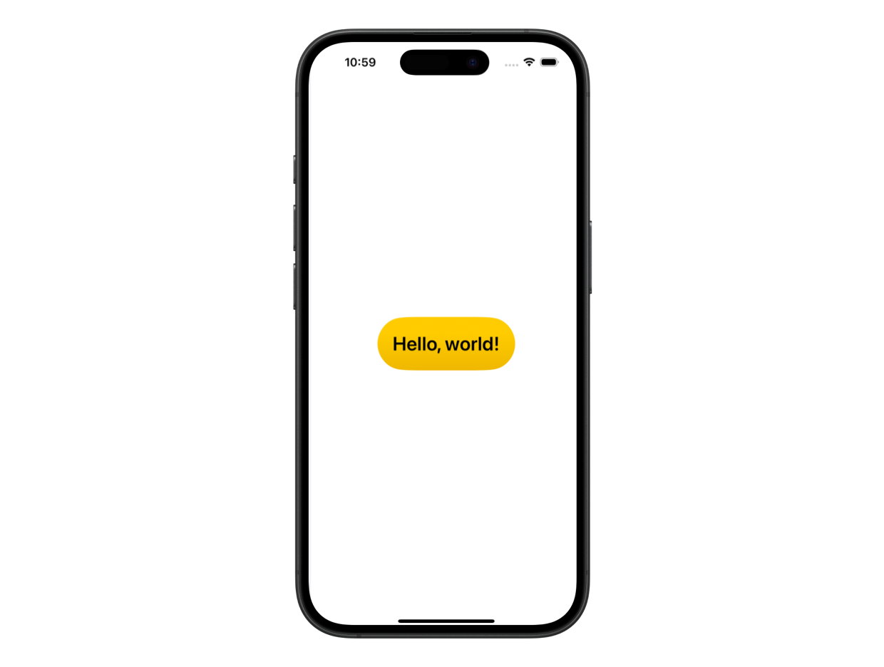 Set a shape as background in SwiftUI