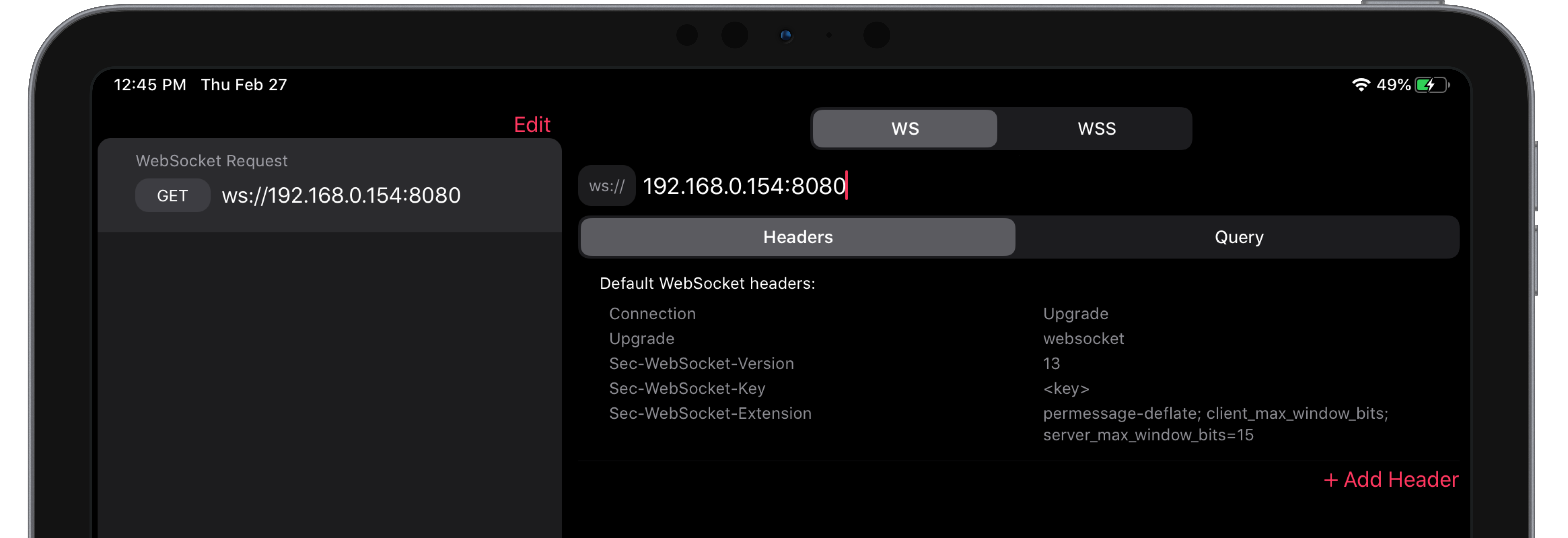 WebSocket demo server in Node.js